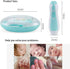 HANGER Nail File Trimmer 6 Electric Baby Nail File with Light - Grinding Heads Safe Nail Clippers Kit for Newborn