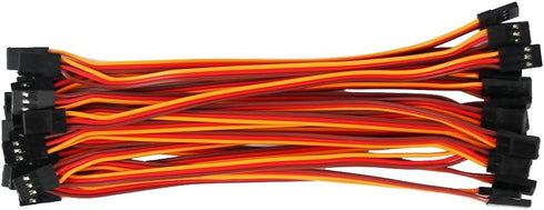 20pcs 5.90inch 22awg Male to Male Lead Plug Servo Extension Wire for RC Model Aircraft