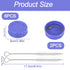 Penitue 6pcs Baby Bottle Caps for Pigeon & Lansinoh Bottles, Leak Proof Travel and Storage Replacement Tops Lids Covers