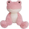 Pink Frog Stuffed Animal, 12 Inches Soft Cuddly Plush Toy for Boys Girls, Gifts for Kids or Girlfriend