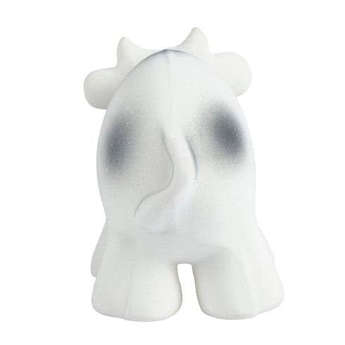 Organic Cow Rubber Rattle & Teether for Babies