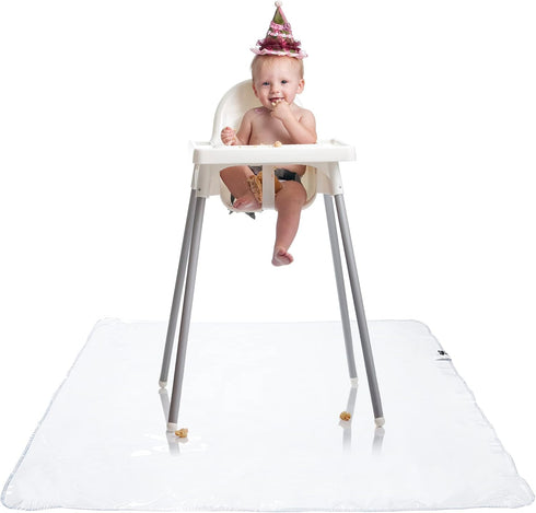 Graco Under High Chair Mat - Waterproof & Washable Plastic Food/Spill Catcher