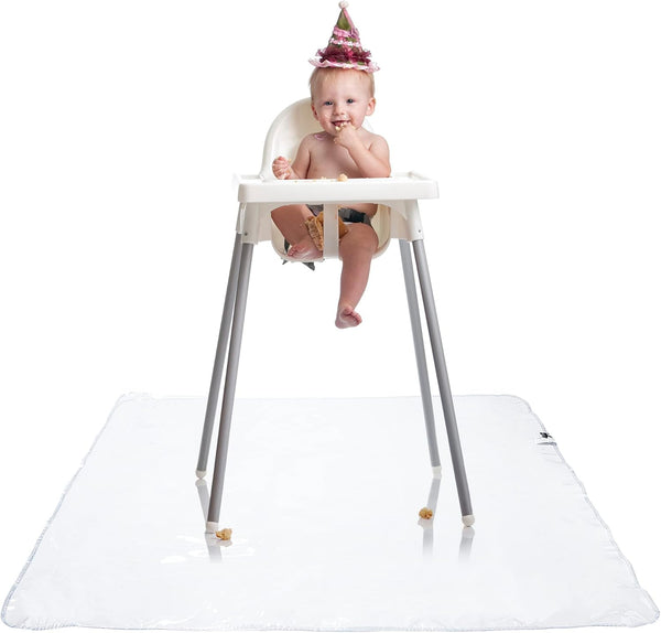 Graco Under High Chair Mat - Waterproof & Washable Plastic Food/Spill Catcher