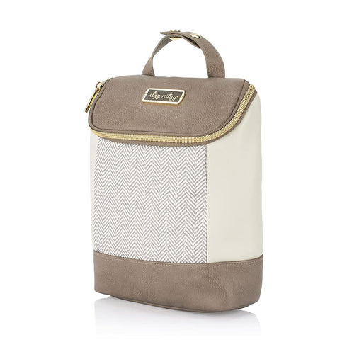 Itzy Ritzy Insulated Bottle Carrier & Pacifier Case with Clip Charm