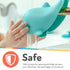 Nuby Bathtub Safety Spout Guard, Compatible with Most Standard Faucets, Bath Toys - Dolphin