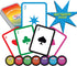 WEofferwhatYOUwant Heptagon Prime, Strategy Card Game for 3 to 8 Players, Family and Friends, Ages 9 Up.