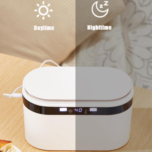 5-Level PandaEar Baby Wipe Warmer, Large Capacity Moist Wipe Dispenser with Temperature Heating Control, Quiet & Even