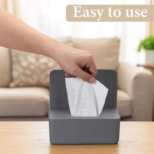 Yuanan 3 7.28 4.80 2.75 Inch Pcs Wipes Dispenser, Refillable Wet Wipe Container with Lid x x Reusable Wipe Dispenser