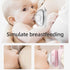 12+ Pink/3Pack/9oz Oberni Baby Bottles, Weighted Straw Toddler Milk Bottles with Non-Slip Handle, Size + Variable Fast