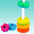 Baby Spinning Stack Toys, Colorful Rainbow Design ABS Plastic, Educational Interactive Learning Toys for Boys and Girls
