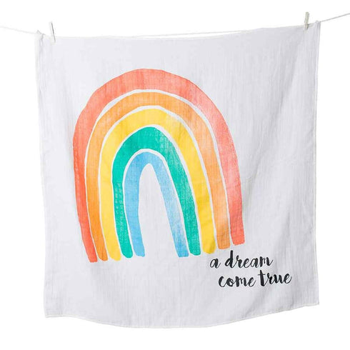 lulujo Baby First Year Milestone Blanket and Cards Set, A Dream Come True