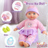 Set 3 4 5 6 7 12.5-inch 2 sets 17 Baby Doll with Stroller for Realistic Pretend Play for Year Old Toddler Girls Gifts.