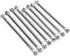 RC Tie Rod: 8PCS Metal Full Car Tie Rod for MN86 Series Model Upgrade, RC Car Parts, Silver