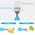 Lehoo Castle Toddler Utensils Kids Silverware, 6pcs Safety Stainless Steel Fork Spoon Knife Set, Children Flatware Set