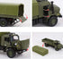 Ailejia Classic Military Diecast Transport Trucks Green Retro Army Utility Car Toy Model Gift for Kids