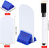 Meetory 45-Piece Blank Game Board Markers - Game Card Stands, Plastic Token Cards for Party Favors