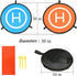 30"/75cm Waterproof Drone Landing Pad, Portable Foldable Helipad for DJI Mavic Pro Phantom 2/3/4, RC Drones