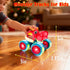 BOLZRA 1-3 3 Pack Monster Truck Toys, Toy Cars for Toddlers with Bull Shark Crocodile Glow Rover Wheels Press and Go