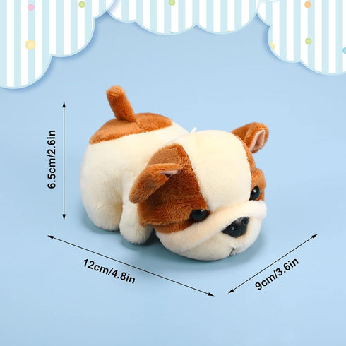 Sumind 9 Pcs Mini Plush Dog Stuffed Animals Bulk Party Favors, Small Soft Plush Dog Toy for Goodie Bags