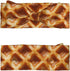Set Waffles Food Swaddle Blankets Newborn Receiving Blanket Baby Swaddle Wrap with Headband Hat for Baby Girls Boys