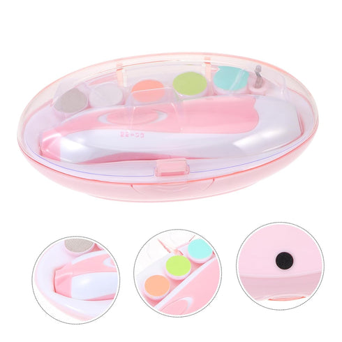 Compact Electric Nail File Kit for Kids - Boy & Girl Manicure Tool