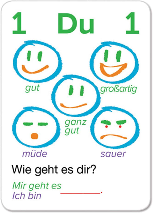 AGO Auf Deutsch - Card Game for Beginners Learning German! Practice German Conversation While Playing a Fun Card Game!