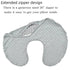 Boyoung Minky Nursing Pillow Covers Ultra Soft Slipcovers for Breastfeeding for Baby Girls Boys, Feeding Pillow Cover