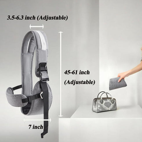 25-60 lbs,Comfortable Baby Sling Carrier, Toddle Carrier for and Lightweight Adjustable Baby Sling,Perfect for Shopping