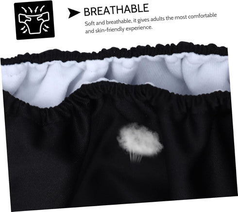 Comfortable Reusable Cloth Diaper for Adults - Black Design for Daily Use