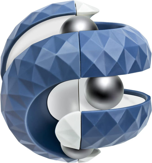 Orbiit Ball Toy - Infinitycube Puzzle Ball Spinning Toy, Creative Stress Reliever for Kids, Adults (1, Blue)