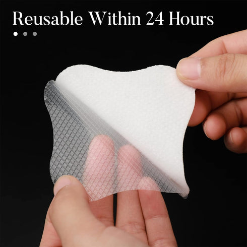 20 Pieces Soothing Gel Pads, Adjusting Hydrogel Reusable Nursing Pads for Breastfeeding Essentials, Cooling Relief