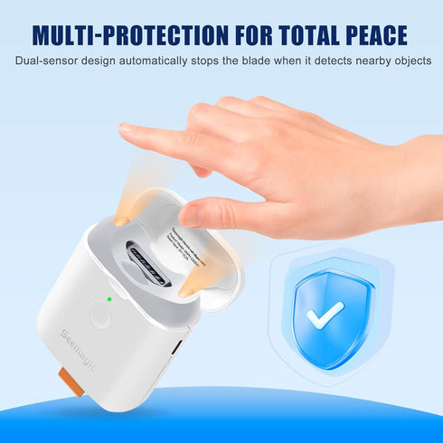 Trimmer, Electric Nail Clipper for Baby Nail Automatic Electric Nail Clippers with LED Light, Mini Nail Clippers