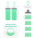 LADISO 2 Packs Formula Container On The Go, Baby Formula Dispenser, Portable Milk Powder Dispenser Container, Baby