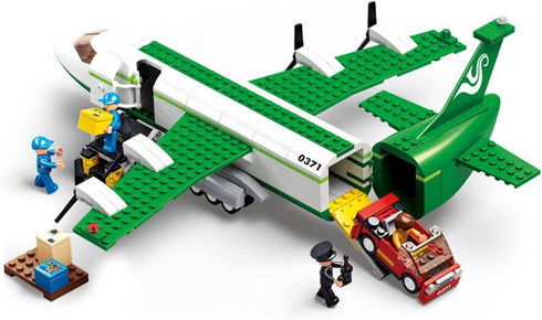 Building Blocks City Airplane Station Toy, 383 Pieces, STEM Learning Kits for 6-12 Years Old Boys