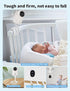 Universal Baby Monitor Camera Mount for Crib - Compatible with Arlo, Owlet, Goodbaby, Adjustable Stand (White)
