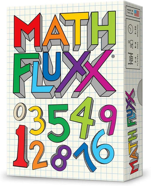Math Fluxx Card Game by Looney Labs - A Mathematical Adventure for All Ages