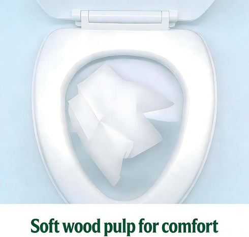 YOFAN 10pcs (10) Disposable Toilet Seat Covers, Flushable Travel Disposable Toilet Seat Covers for Adults Kids Potty