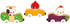 Janod Farm Wooden Animal Car Train Push and Go Playset - For Ages 18 Months to 3 Years (J03316)