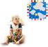 Colorful Baby Security Blanket, Soft Touch Plush Sleep Helper for Kids and Toddlers