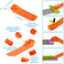 Micro Building Blocks Separator Tool Kit, Brick Tools Set Including 1 Multi-Functional Hammer, 1 Tweezers, 5 Brick