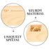 Unomor Pregnancy Test Box Lid Wooden Elegant Keepsake Case for Announcement Storage for Female Trinket Box for Newborn