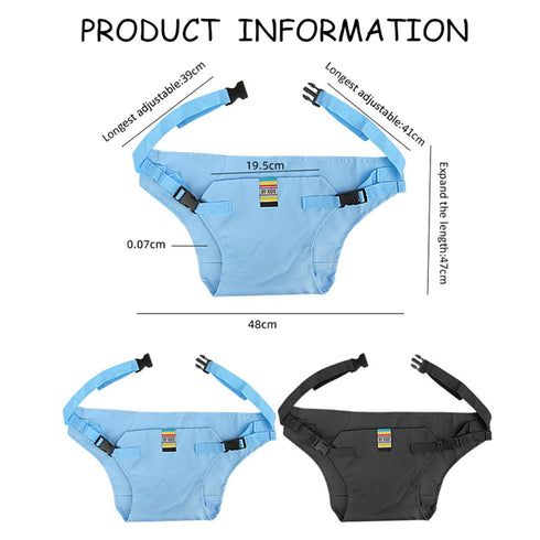 Price Xes Baby Harness for High Chair, Portable Feeding Safety Seat with Adjustable Straps, Foldable Baby Booster