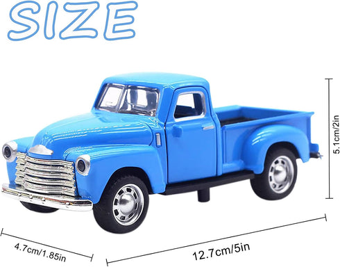 Little Blue Truck Toy for Toddlers 1-12 Years - 1:32 Alloy Kids Car Toy for Birthday Gift and Decoration