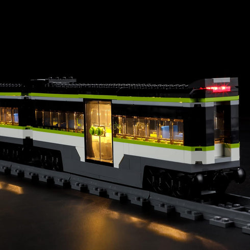 BRIKSMAX LED Lighting Kit for LEGO-60337 Express Passenger Train - Compatible with Lego City Building Blocks Model