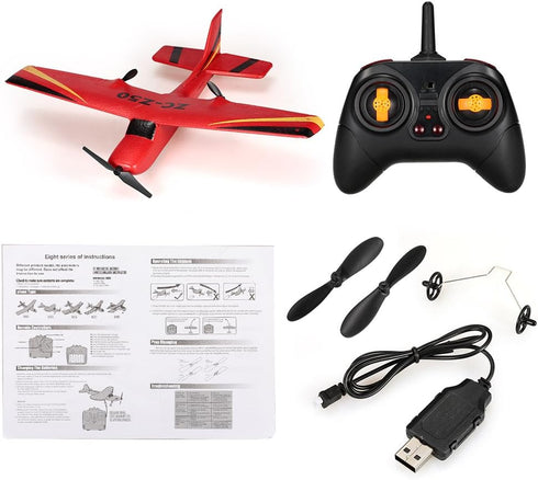 Z50 2.4G 2CH GoolRC RC Airplane, Remote Control Airplane, EPP Foam RC Plane Glider with Gyro RTF Easy to Fly