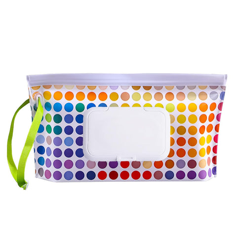2 Pack Reusable Wipes Pouch Portable Wipes Dispenser Refillable Wipes Container Lightweight Travel Wipes Case Baby