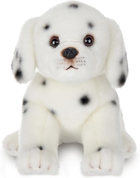 Bearington 13" Realistic Dog Plush Dalmatian Diggs Stuffed Animal for Kids Boys & Girls