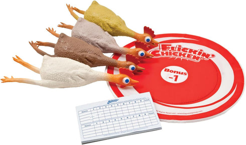 University Games | Flickin Chicken Indoor Outdoor Target Toss Game, Go Anywhere Game for 2 or More Players