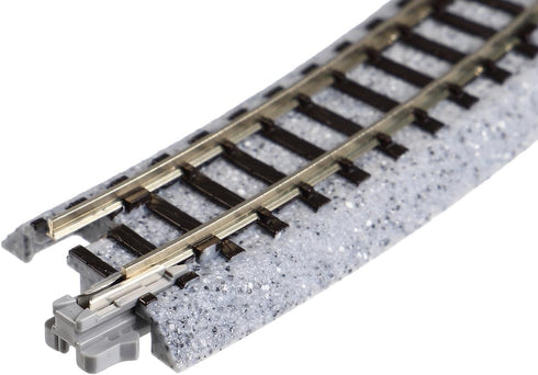 Kato 249mm (9 3/4") 15-Degree (4-Piece) USA Model Train Products Unitrack, Radius Curve Track