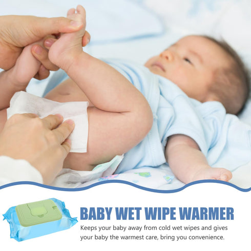 Portable Baby Wipe Warmer with USB Powered Temperature Control Lightweight Wet Tissue Heater for Home Travel and Car